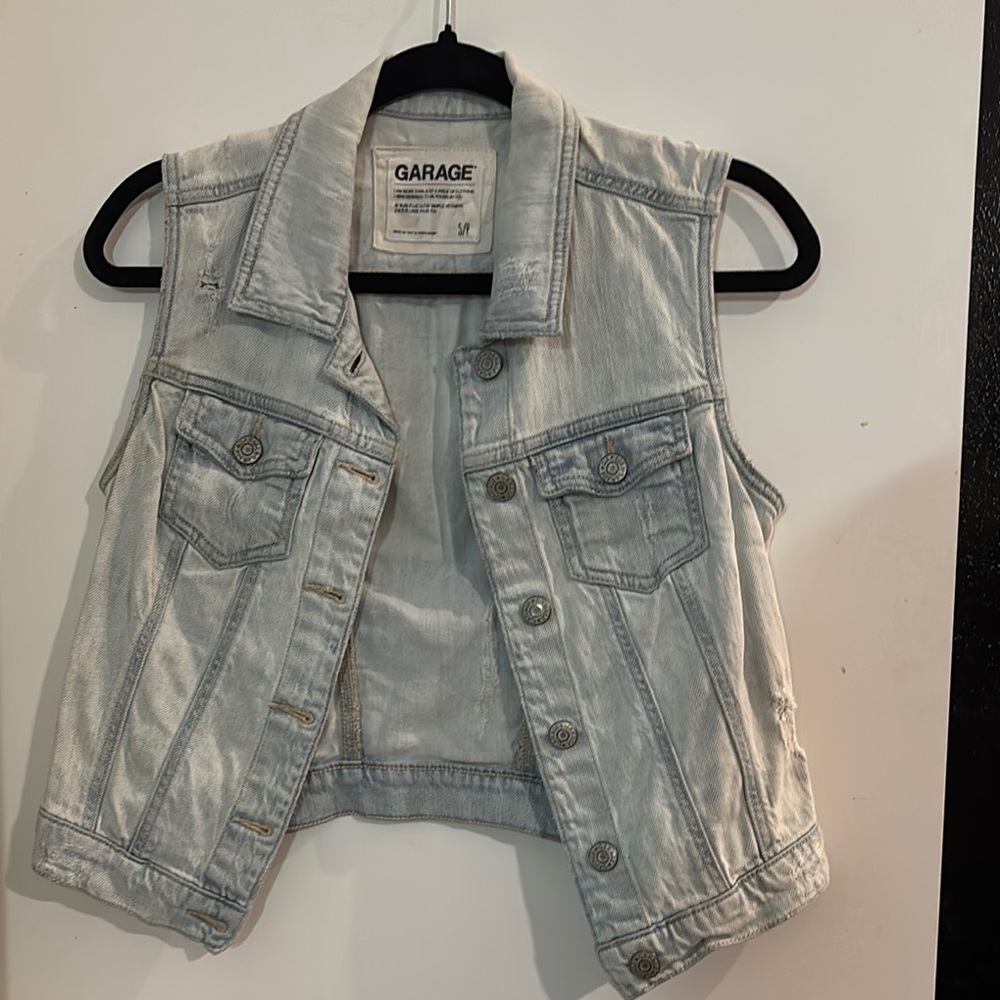 Garage Light Denim Vest